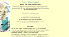 Desktop Screenshot of anxietysupport.net